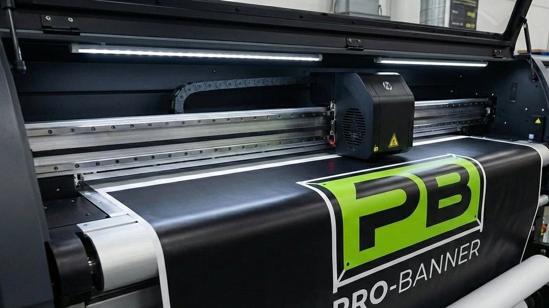 Printing a custom banner on a large-format printer