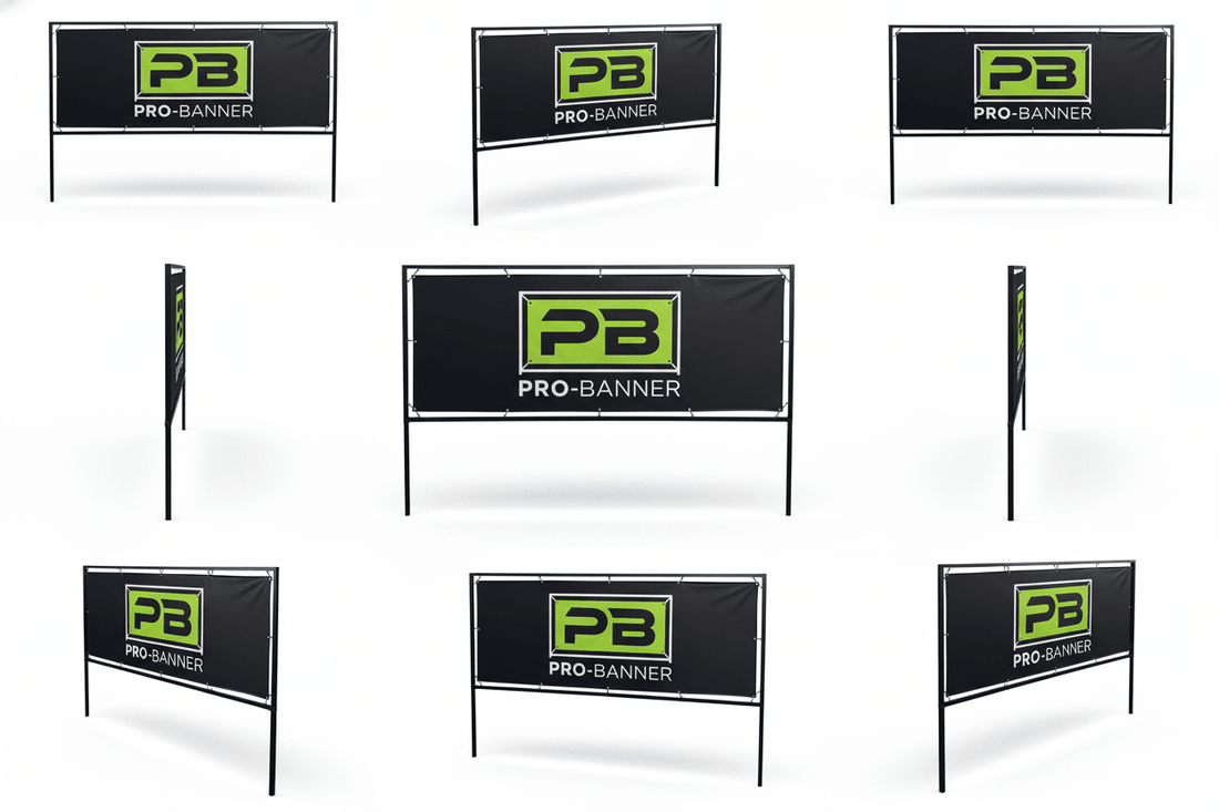 Pro-Banner banner frame outdoors